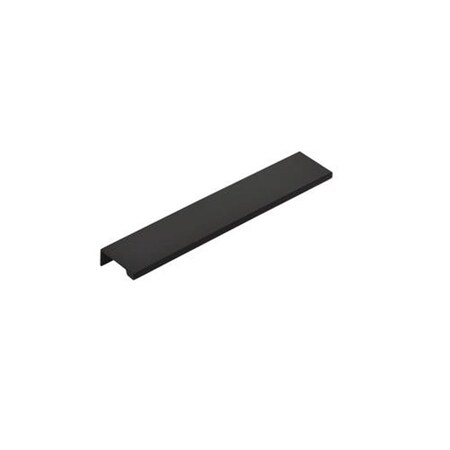 Patioplus 8 in. Center to Center Cabinet Edge Pull, Flat Black PA2046442